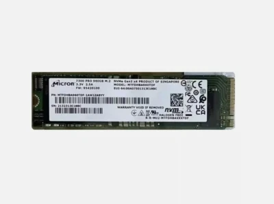 Micron 7300 PRO 960GB SSD M.2 2280 NVMe PCIe Gen3 x4 MTFDHBA960TDF-1AW1ZABYY NEW - Image 1 of 2