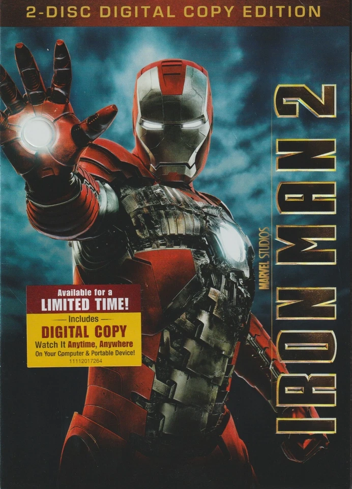Iron Man 2 - 2-Disc Digital Copy Edition - New Sealed in Plastic - Image 1 of 2
