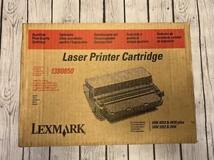Lexmark Laser Printer Cartridge 1380850 (Black) New- Sealed - Picture 1 of 8