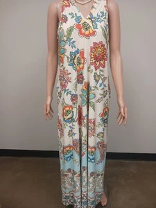 Maxi Dress Cato Est 1946 Womens 14/16P NWT Maxi Floral Print Sleeveless Dress - Picture 1 of 9