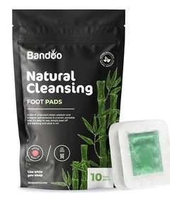 Bandoo Original Deep Cleansing Foot Pads | Rana Pads | Premium Natural Bamboo... - Picture 1 of 5