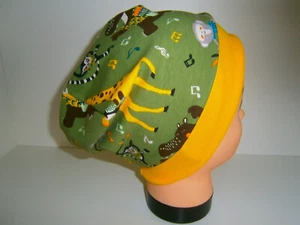 ♥Neu-Handmade♥Zootiere♥Beanie♥ Mütze♥Kindermütze♥KU 38-58♥Jungs♥Jersey♥ - Bild 1 von 3