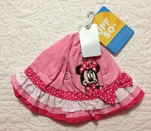 NEW PINK MINNIE MOUSE SUN HAT SIZE M/L 7-10 DISNEY STORE - Picture 1 of 6