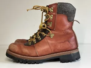 TEXAS STEER Work Boots Men Size 7.5E Steel Toe Brown made in Korea no steel toe - Picture 1 of 10