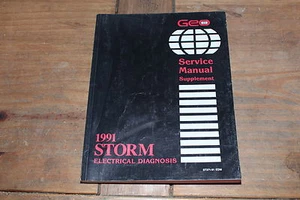1991 Geo Storm Supplement Electrical Diagnoses GM Shop Service Manual - Picture 1 of 5