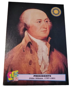1992 Club Pro Set Presidents #2 John Adams Trading Card Smithsonian (G6 - Picture 1 of 2