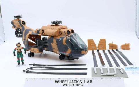Tomahawk W/ Lift-ticket 100% Complete G.I. Joe Hasbro 1986 Action Figure Vehicle Cover