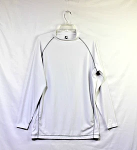 FootJoy Shirt Herren Extra Large Weiß Langarm Golf Rundhals Base Layer - Bild 1 von 8