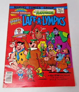 Laff-A-Lympics Picapiedra Funtastic World Hanna Barbera #3 1977 [En muy buen estado+] Tesoro - Imagen 1 de 4