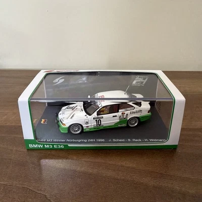 BMW M3 E36 #10 ganador 24 horas Nurburgring 1996 - escala 1/43 Spark 43SOLO 1996 Foto 1 de 3