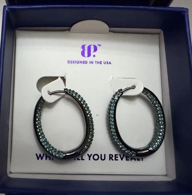 NEW BOMB PARTY SIRENS Phantom Waters Earrings ER80145 Paraiba Tourmaline - Image 1 of 3