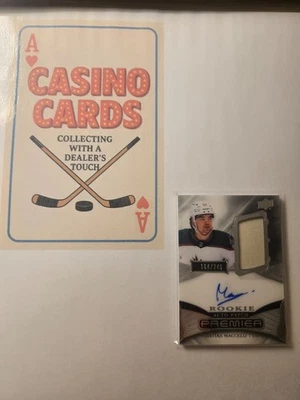 2022-23 Upper Deck Premier MATIAS MACCELLI Rookie Patch Auto #104/249 - Arizona - Image 1 of 2