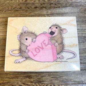 Stampabilities House Mouse Take A Bite Out Of Love HMJR1060 New Unused - Picture 1 of 4