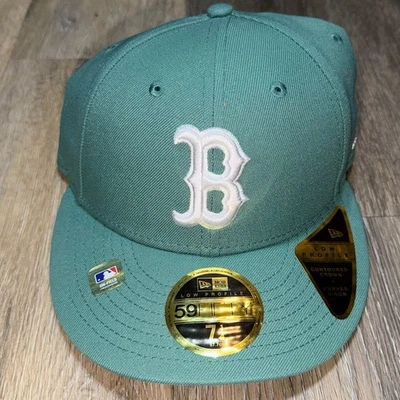 Boston Red Sox City Connect New Era 59FIFTY Low Profile Fitted Hat Green Monster - Image 1 of 4