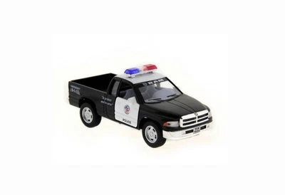 (5018D) 5" Diecast: Dodge RAM 1500 Pickup Truck Police (Color Negro) Escala 1/44 Foto 1 de 4