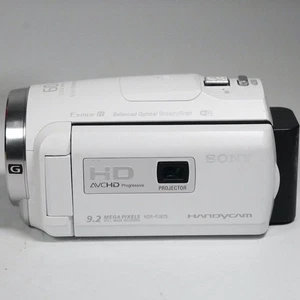 Sony Handycam HDR-PJ675 White Camcorder Video Camera Full HD 30x Zoom Japanese - Picture 1 of 24