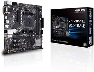 ASUS PRIME A520M-E AMD A520 Socket AM4 MicroATX Motherboard F/S w/Tracking# NEW - Picture 1 of 12