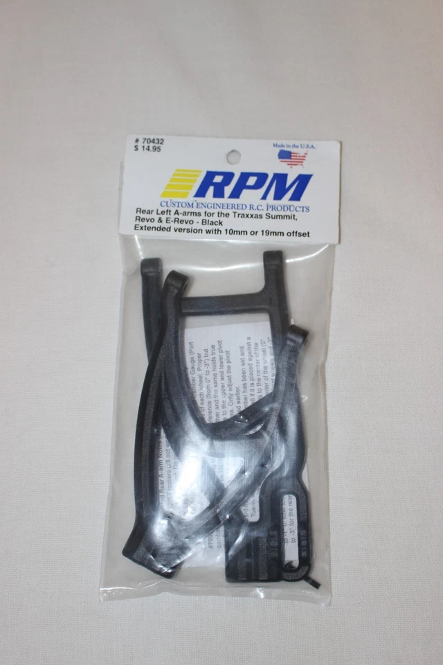 RPM Front Left A-arms for Traxxas Summit, Revo & E-Revo Extended Version 70432 - Image 1 of 1