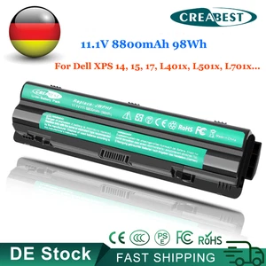 8800mAh 11,1V J70W7,JWPHF Akku Für DELL XPS L401x L501x L502x L701x WHXY3 R795X - Afbeelding 1 van 12