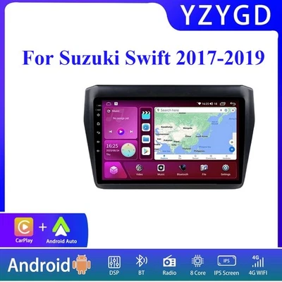 For Suzuki Swift 2017-2019 Car Radio CarPlay Multimedia Android GPS Video Player - Image 1 of 4