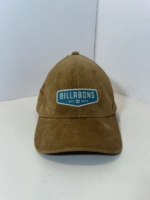 Billabong Мужская эластичной Flexfit шляпа коричневый маленький/средний подходит отличном! - Изображение 1 из 4