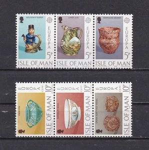 Isle of Man  86-91 MNH, Ceramics, 1976 - Picture 1 of 1