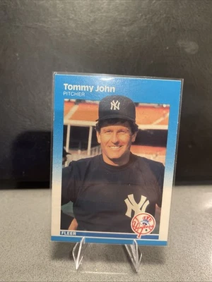 Fleer 1987 - Tommy John #102 brillante Foto 1 de 2