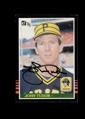 John Tudor 1985 Donruss Pirates authentic autographed card - Image 1 of 2