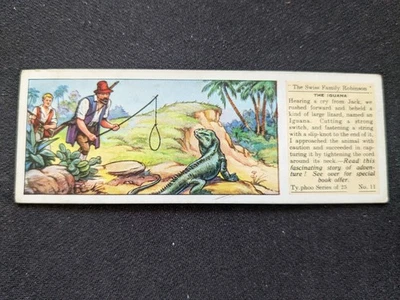 1935 Ty-Phoo Swiss Family Robinson Card # 11 The Iguana (VG/EX) - Image 1 of 3