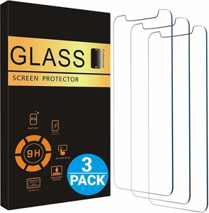 3X Tempered Glass Screen Protector For iPhone 17 16 15 14 13 12 11 Pro Max XR 8 - Picture 1 of 10