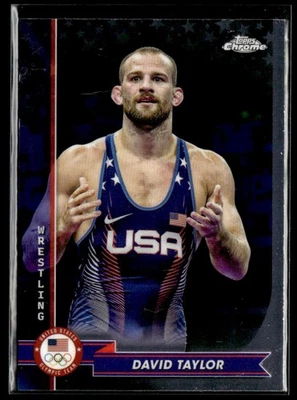 2024 Topps Chrome U.S. Olympics & Paralympic Hopefuls #39 David Taylor - Image 1 of 2