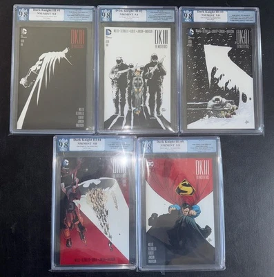 DK III Master Race #1-9 Complete Set Batman/Dark Knight Frank Miller PGX 9.8 - Image 1 of 4