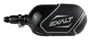Cubierta para tanque de paintball Exalt - negra gris - se ajusta pequeña 48ci-50ci goma - Imagen 1 de 1