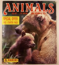 Animals of the World : Vintage Panini Sticker Album : 100% Complete