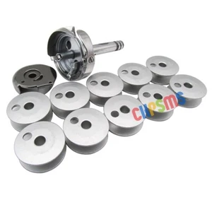 ROTARY HOOK&BOBBIN CASE&BOBBINS FOR JUKI LUH-521 LUH-526 LUH-527 LU-1565 YAKUMO - Picture 1 of 4