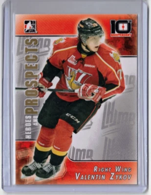 VALENTIN ZYKOV 13/14 ITG H&P Rookie 10th Anniversary Tribute #T-01 RC Drakkar - Image 1 of 2