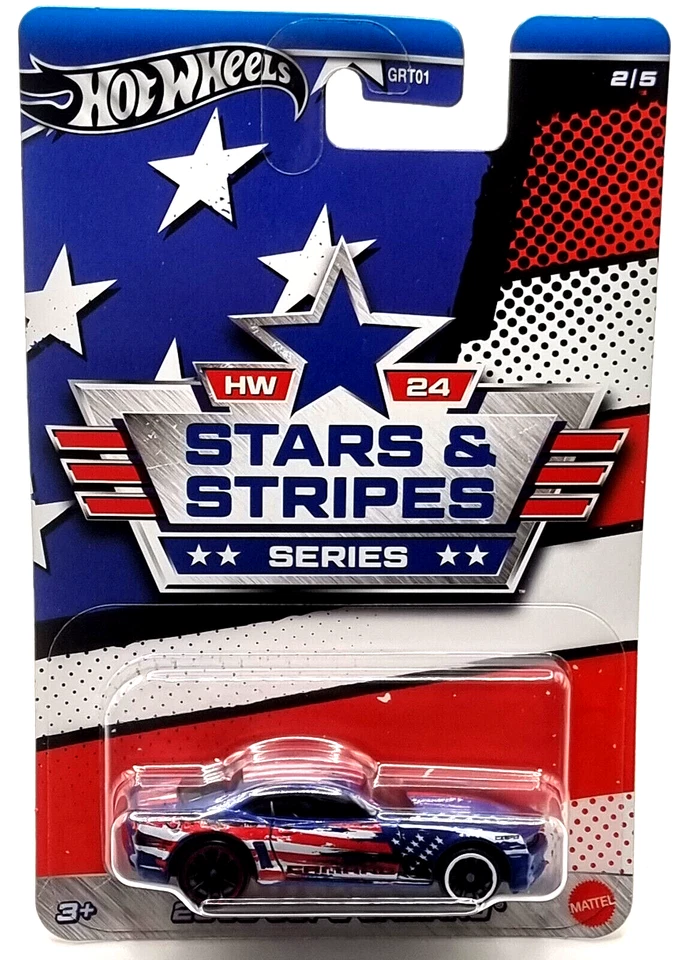 Hot Wheels car Stars & Stripes Series Auto 2013 Copo Camaro 2/5