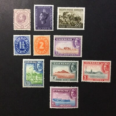 BroadviewStamps Netherland Antilles MH F-VF.  10s including #230.  #6 MNG - Image 1 of 3