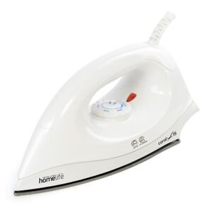 HomeLife ''Coral X-15'' 1200w Dry Iron - Non-Stick Soleplate - White E7051
