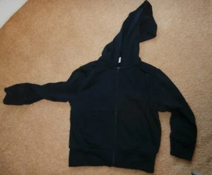 OLD NAVY Size XS-5 Navy Blue Hoodie Sweatshirt Zipper Hood Fleece - Picture 1 of 2