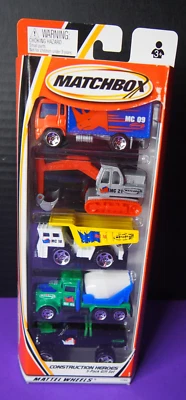2000 Matchbox Construction Heroes 5 Pack - Image 1 of 4