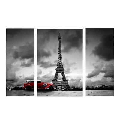 Set of 3 Eiffel Tower Paris Self Addeshive Framed Painting for Home Decor - Image 1 of 4