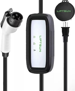 Portable EV Charger Level 1 15Amp 110V Electric Vehicle Charger with 21Ft Cable - Picture 1 of 3