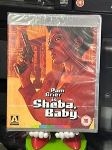 Sheba Baby (Blu-Ray/DVD) Pam Grier, D'urville Martin, ARROW VIDEO! ALL ZONE! NEW - Picture 1 of 5