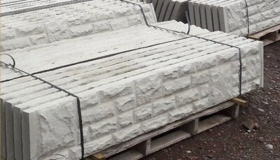 Concrete Gravel Boards 6ftx1ft - Rockface - Image 1 of 2