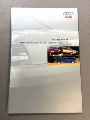 1998 Audi A4 and Avant 38-page Original Car Sales Brochure Catalog - Turbo Foto 1 de 4