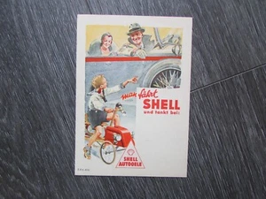 Shell Autooele Car Oils You Can Drive and Refuel Early Postcard ZRK 4091 - Picture 1 of 7