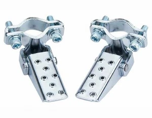 BICYCLE STEEL FOLDABLE FOOT STEP PEGS STAND BEACH CRUISER LOWRIDER BMX BIKES NEW - Picture 1 of 1