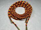 USA Fireball Paracord 550 Heavy Duty Boot Shoe Laces  Metal Aglets Ginger Run 