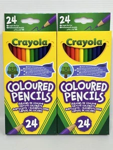 CRAYOLA Colouring Pencils - Assorted Colours (Pack of 48) - Picture 1 of 3